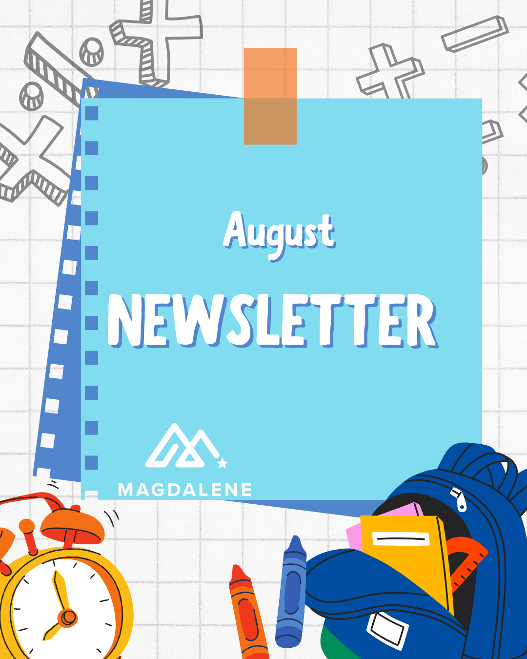 This is a cover picture of the August 2026 issue of the monthly newsletter